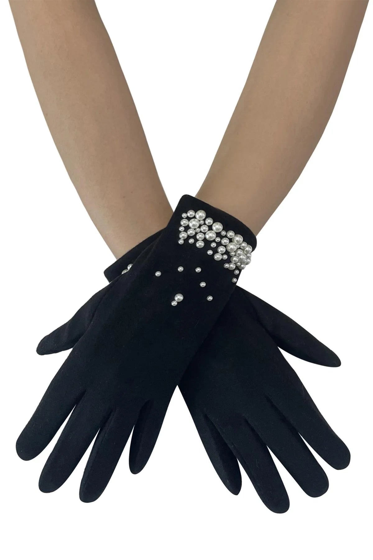 Black Pearl Edge Touch Screen Gloves