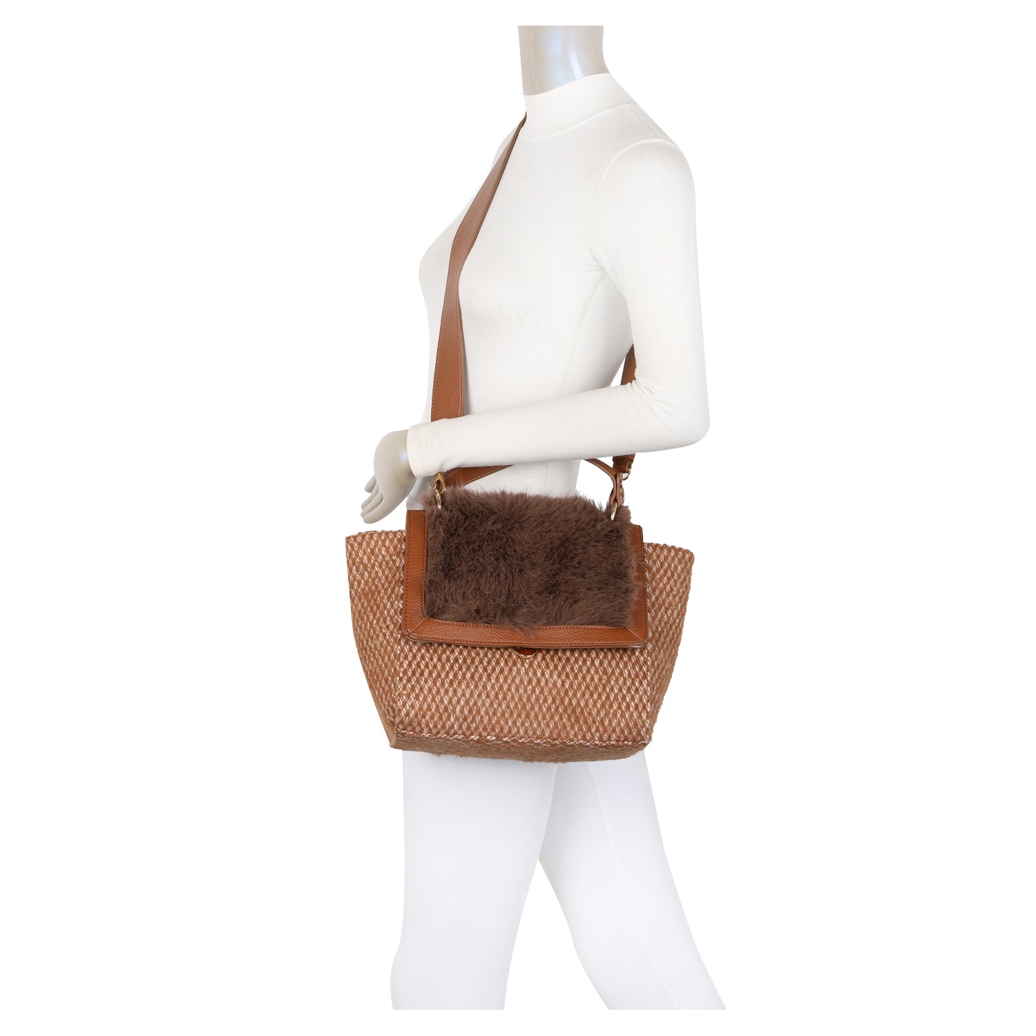 Fluffy Tweed Grab Bag Choose From 5 Colours
