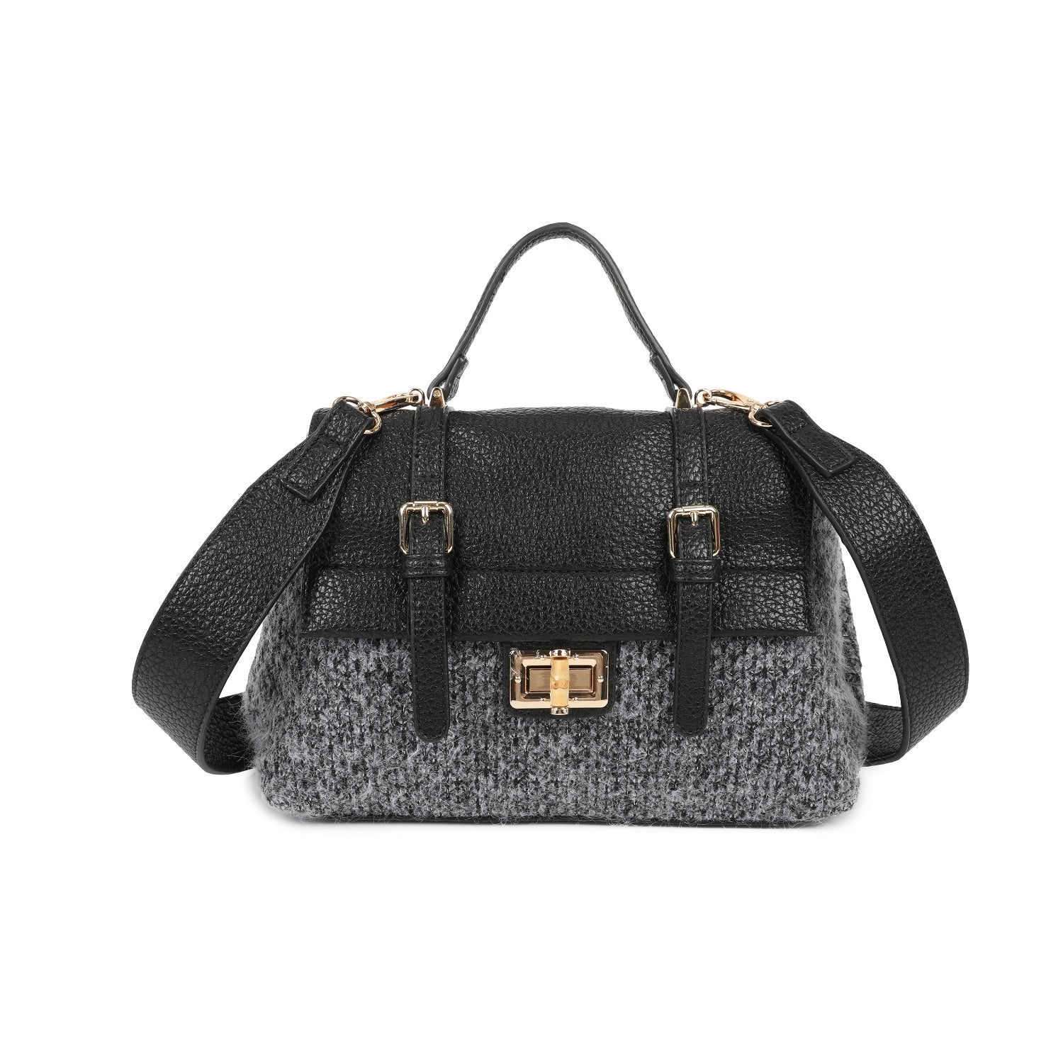 Tweed Satchel Bag Choose From 6 Colours