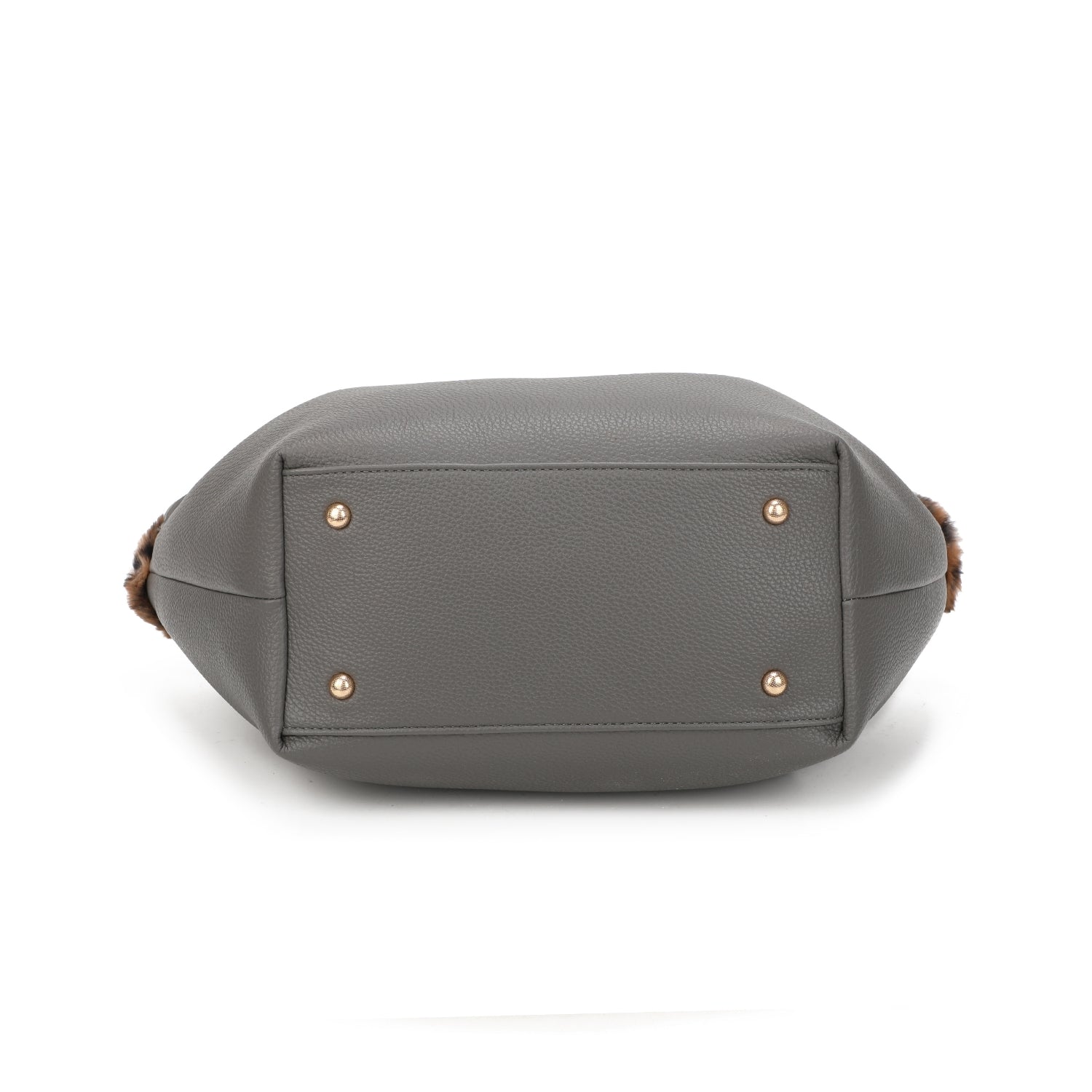 Leopard Trim Large Shoulder Bag Choose From 5 Colours