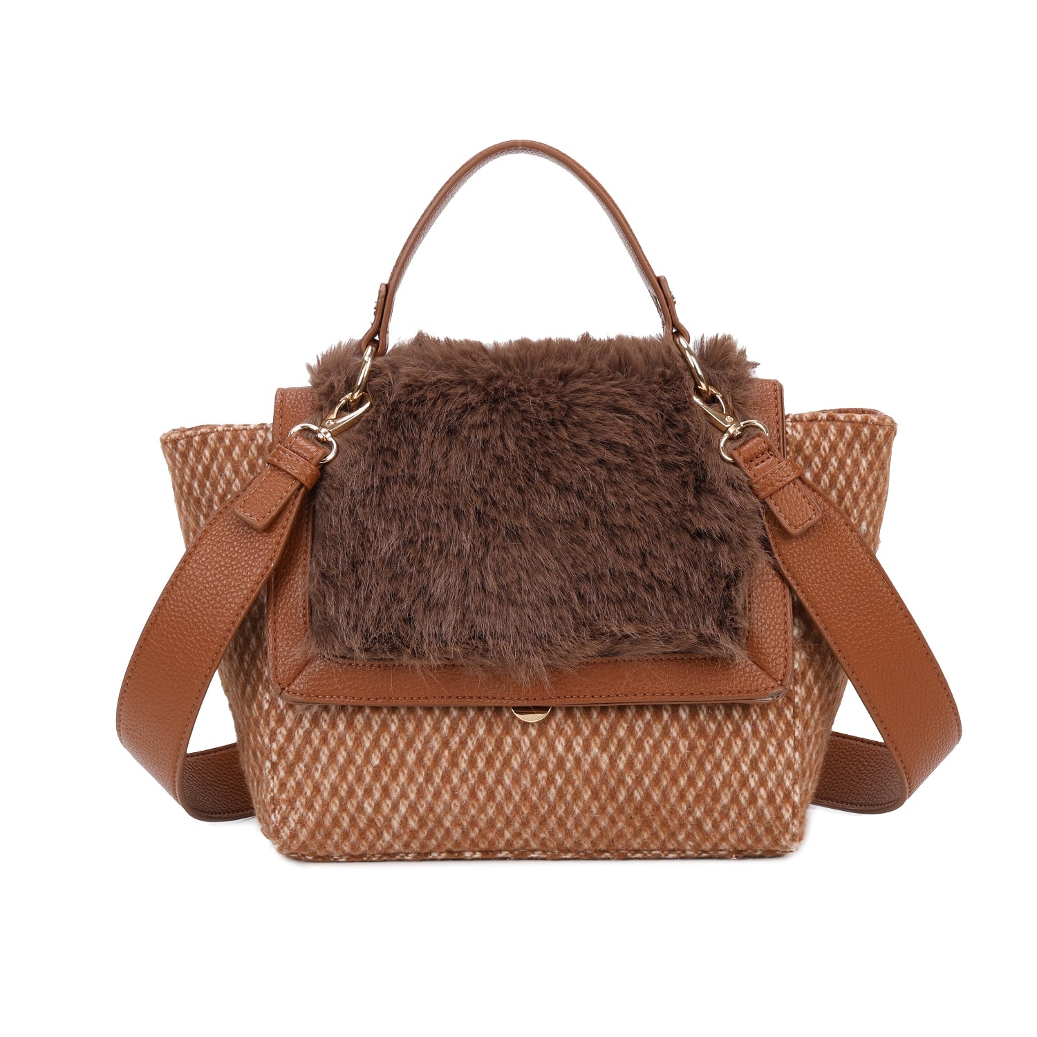 Fluffy Tweed Grab Bag Choose From 5 Colours