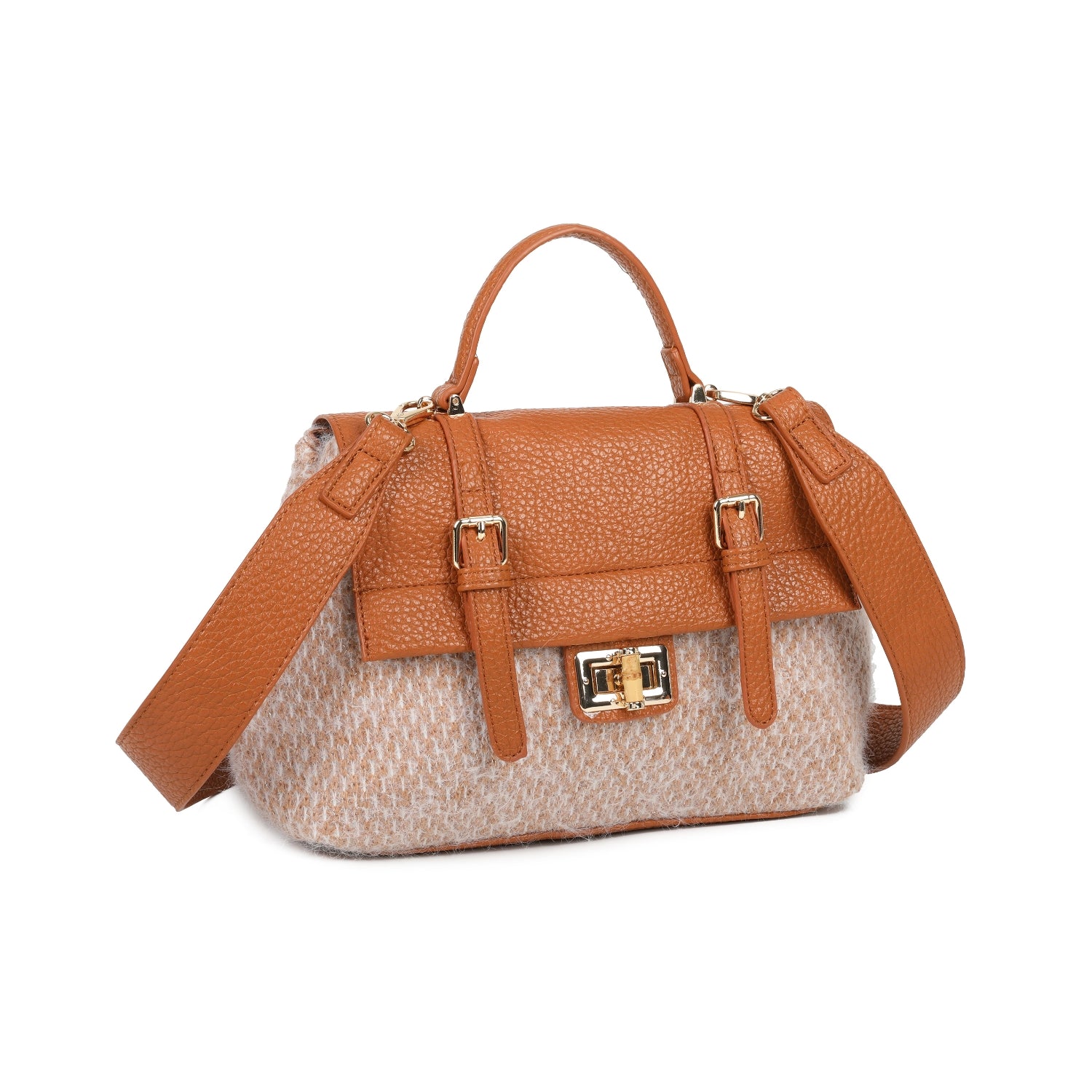 Tweed Satchel Bag Choose From 6 Colours