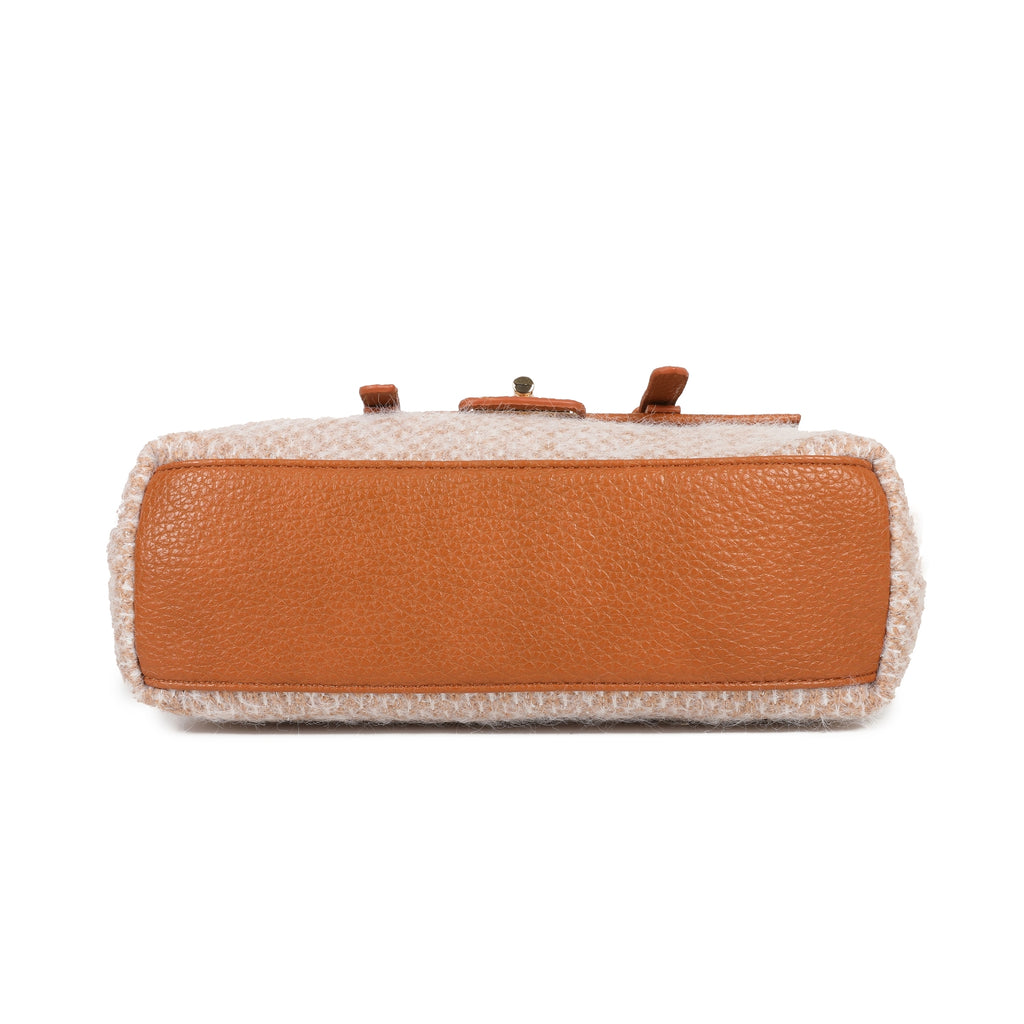 Tweed Satchel Bag Choose From 6 Colours