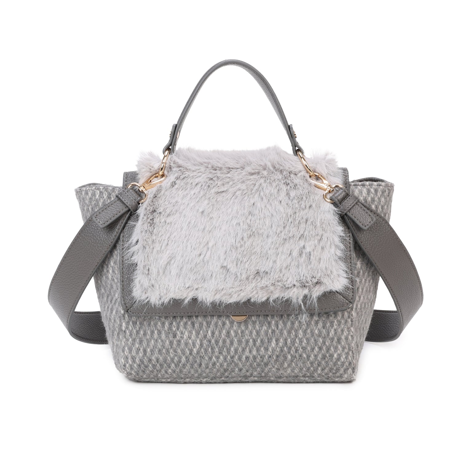 Fluffy Tweed Grab Bag Choose From 5 Colours