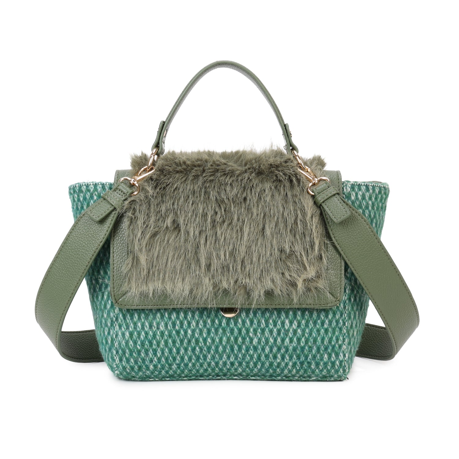 Fluffy Tweed Grab Bag Choose From 5 Colours