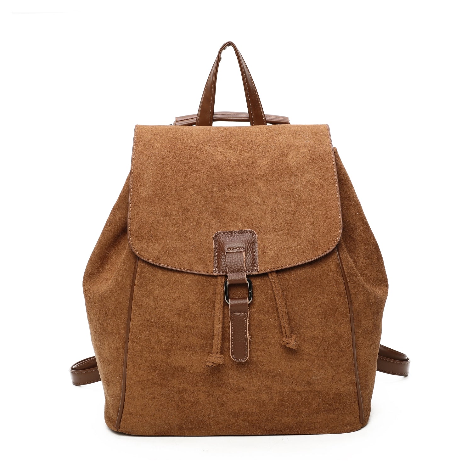 Large Leather Trim Backpack Choose From 6 Colours