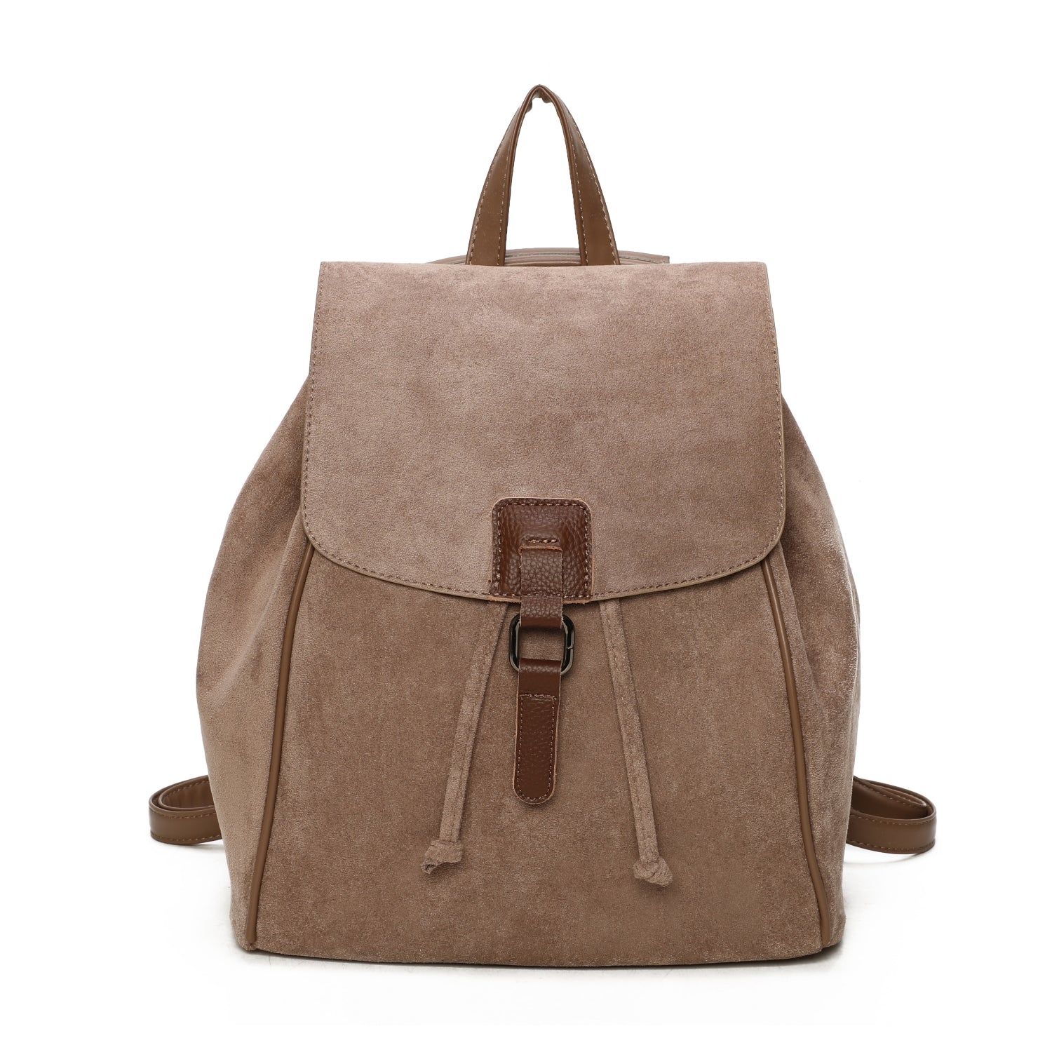 Large Leather Trim Backpack Choose From 6 Colours