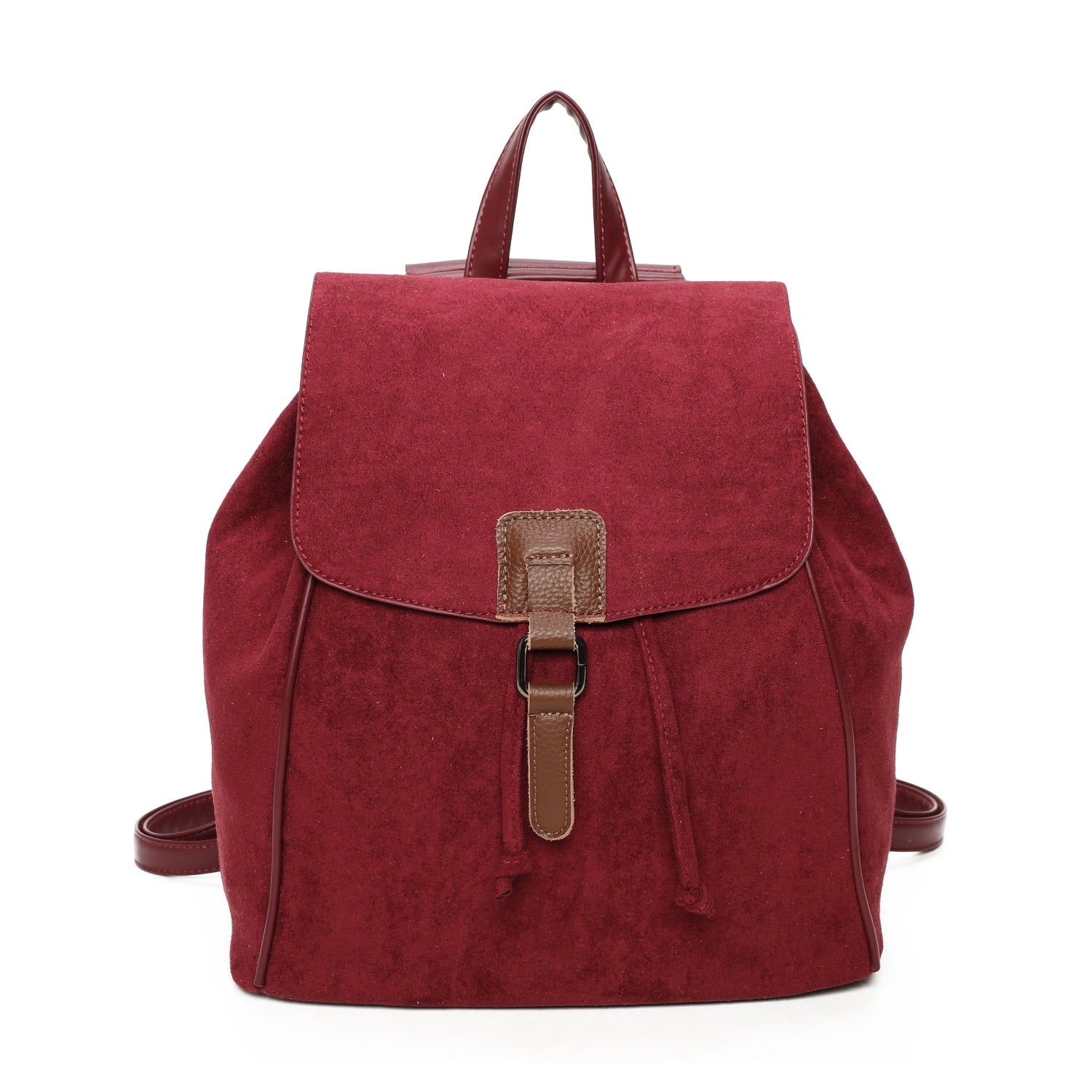 Large Leather Trim Backpack Choose From 6 Colours