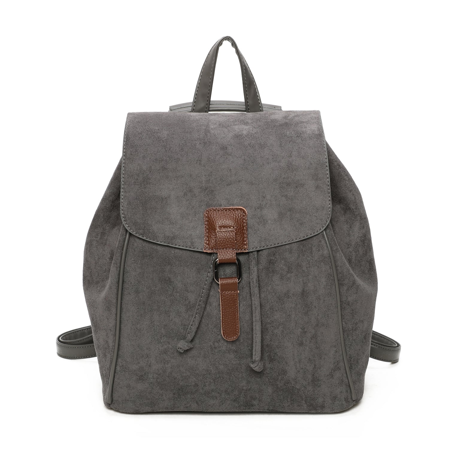 Large Leather Trim Backpack Choose From 6 Colours