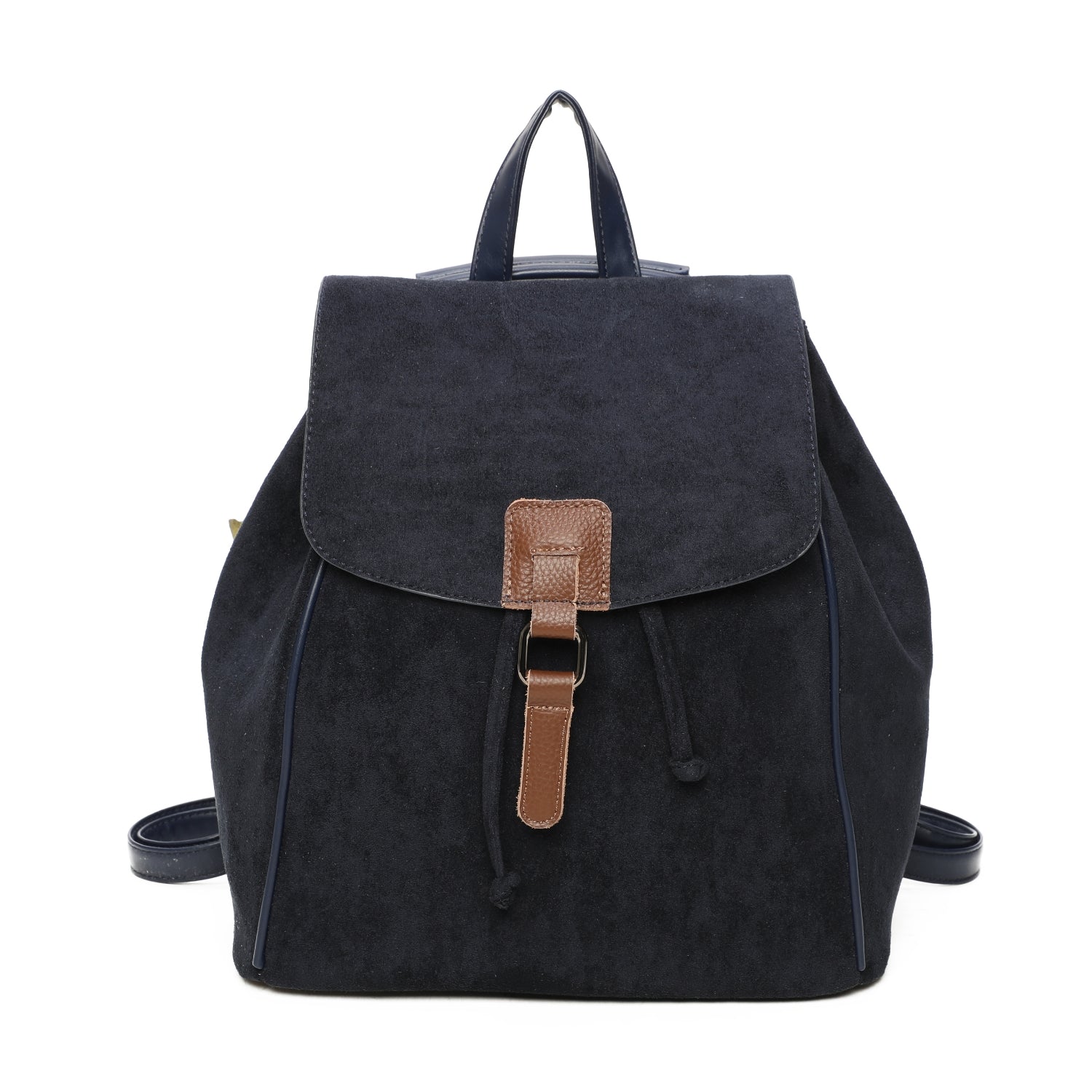 Large Leather Trim Backpack Choose From 6 Colours