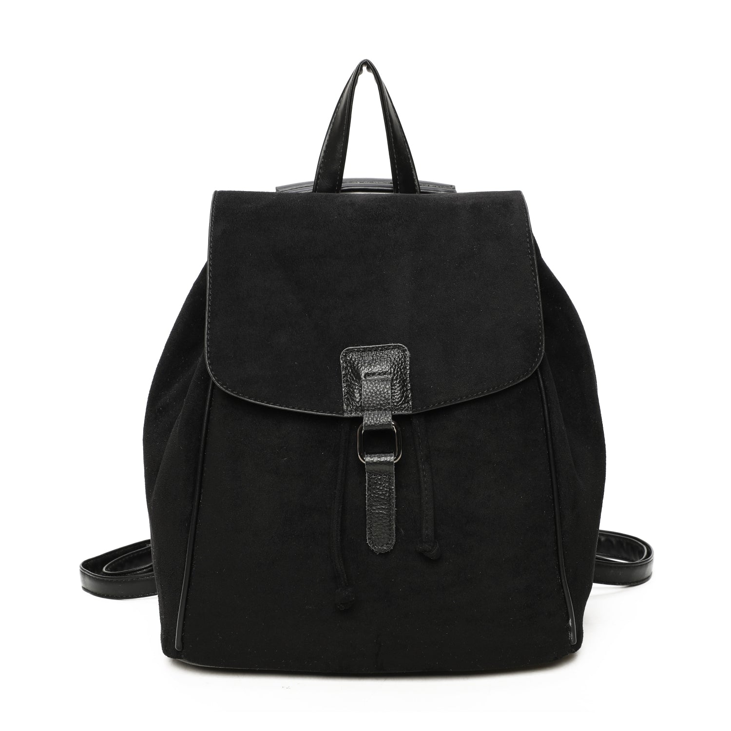 Large Leather Trim Backpack Choose From 6 Colours