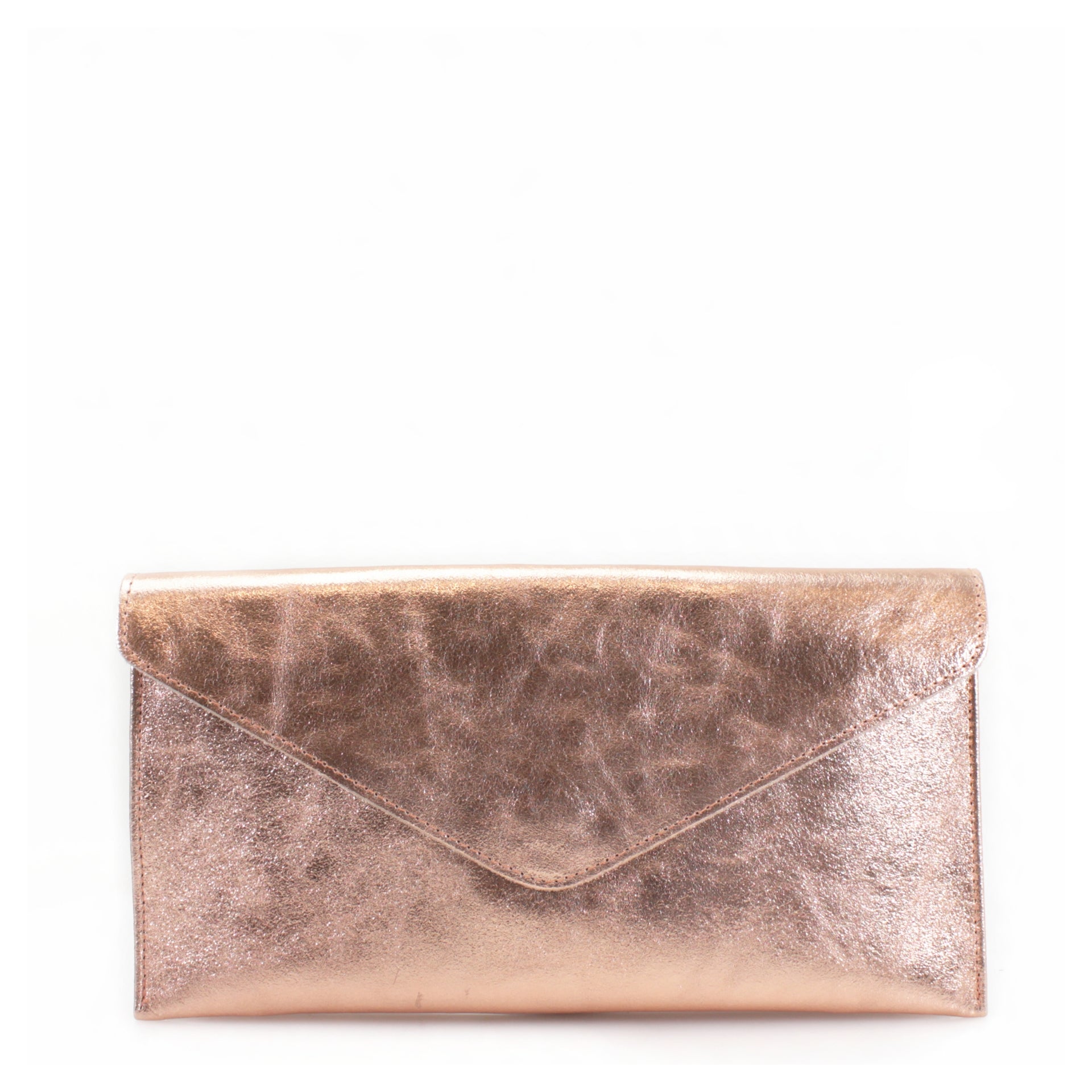 Metallic Leather Clutch Bag Choose From 6 Colours