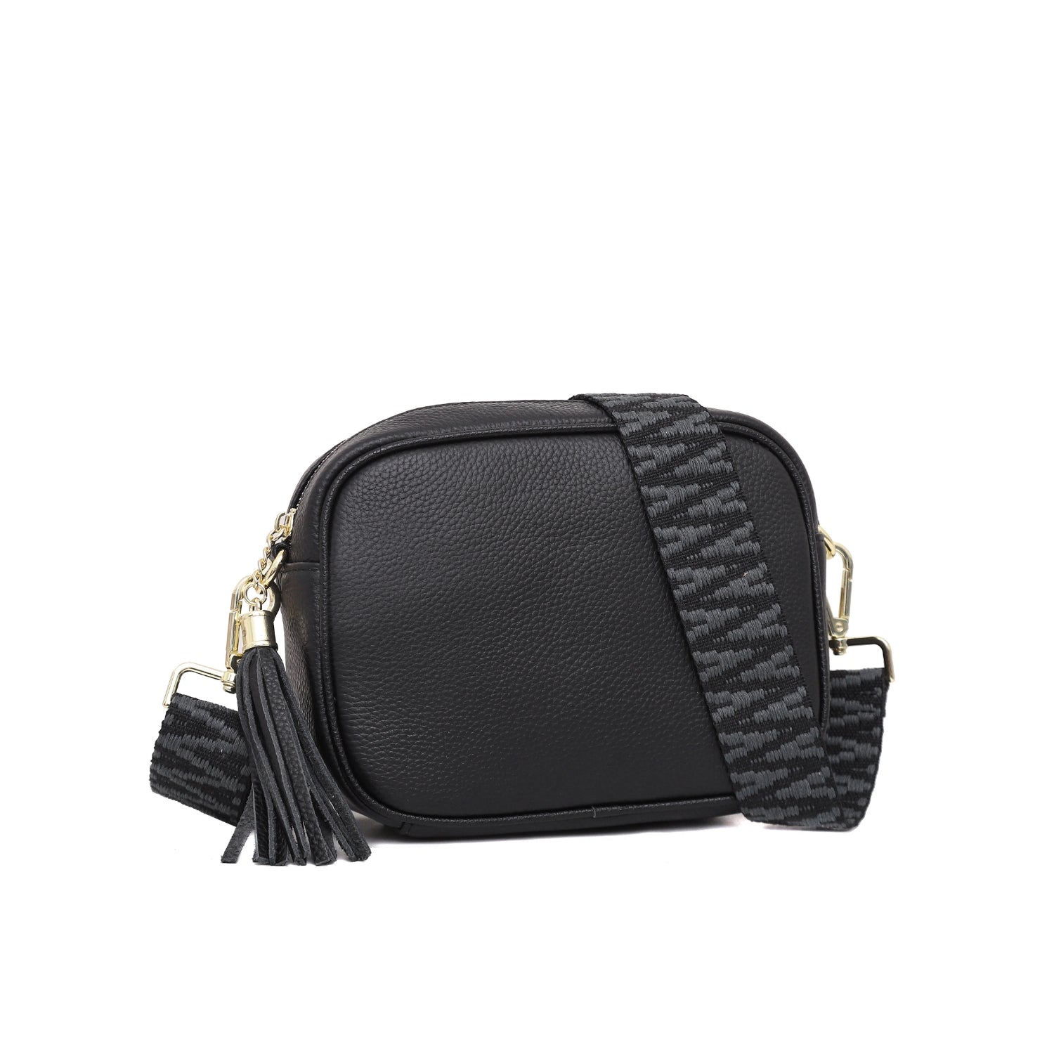 Leather Gold Hardware Crossbody Printed Strap Bag Choose From 6 Colours