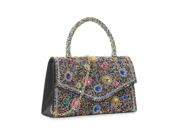Vintage Gem Multi Coloured Evening Bag
