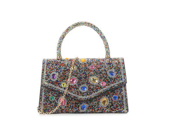 Vintage Gem Multi Coloured Evening Bag