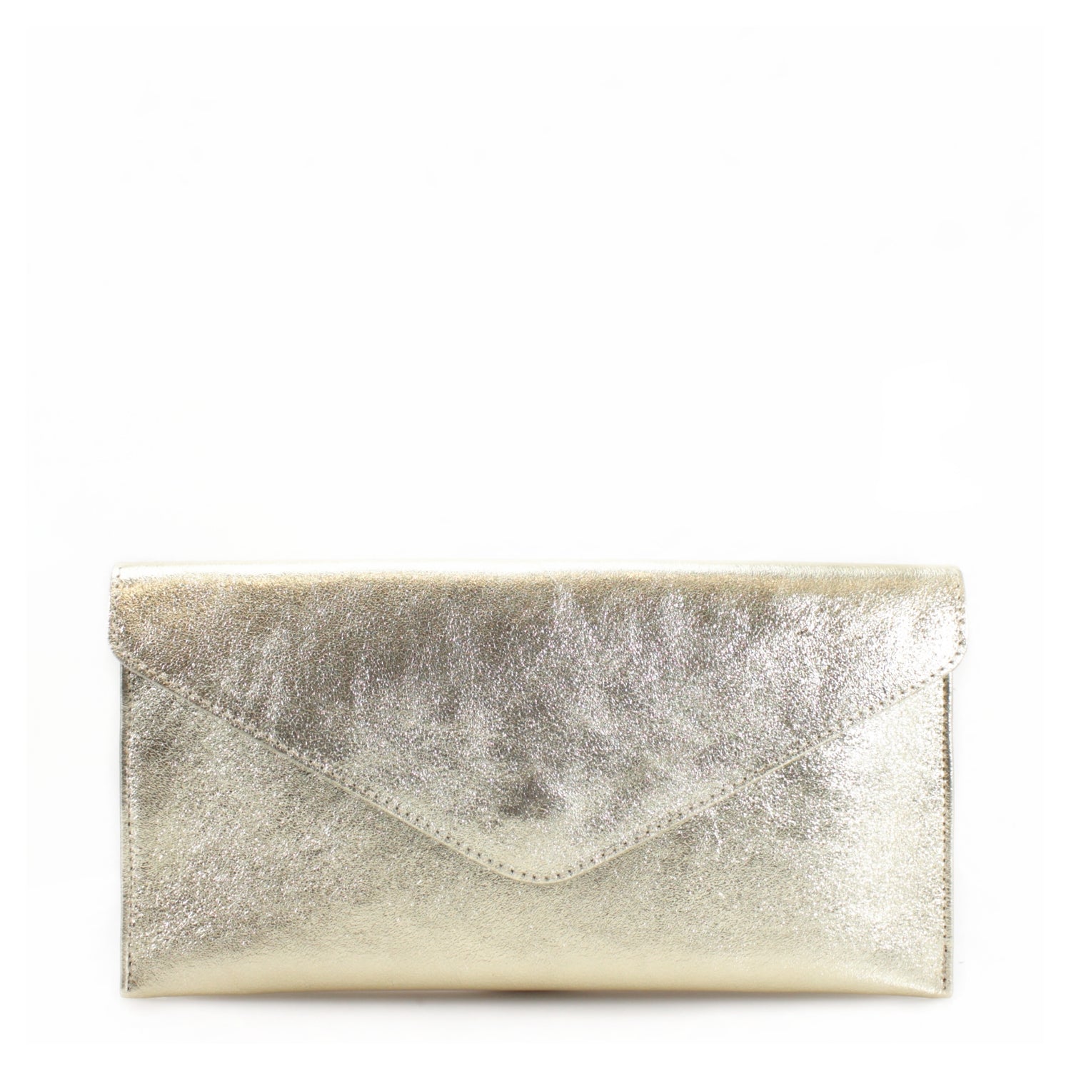 Metallic Leather Clutch Bag Choose From 6 Colours