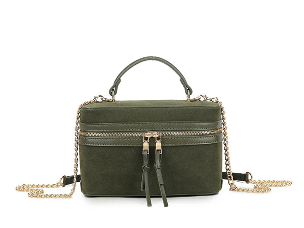 Vintage Style Box Chain Bag Choose From 5 Colours