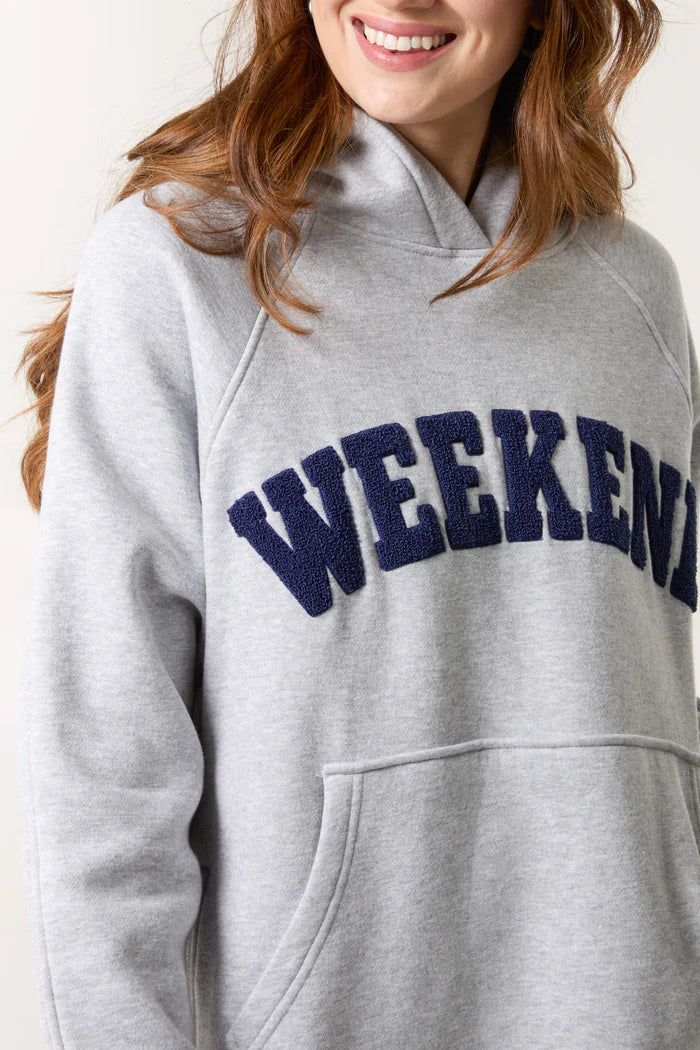 Grey Weekend Hoodie and Leggings Set