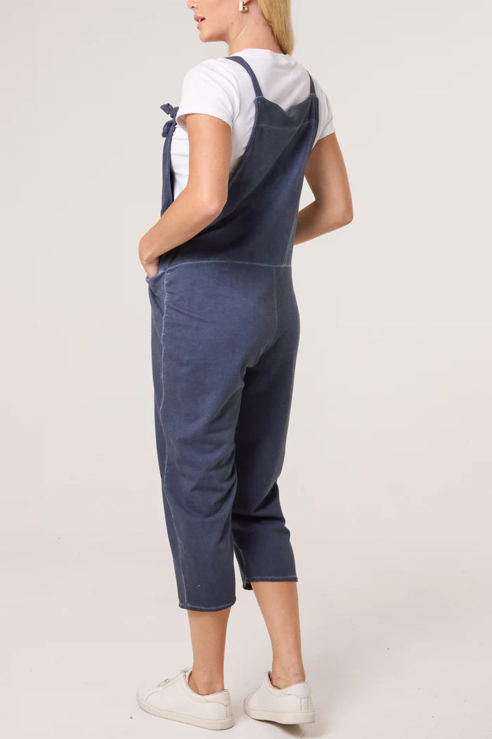 Denim Stone Wash Dungarees