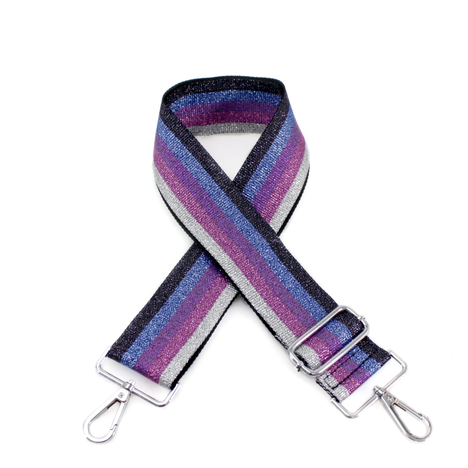 Canvas Strap- Purple rainbow