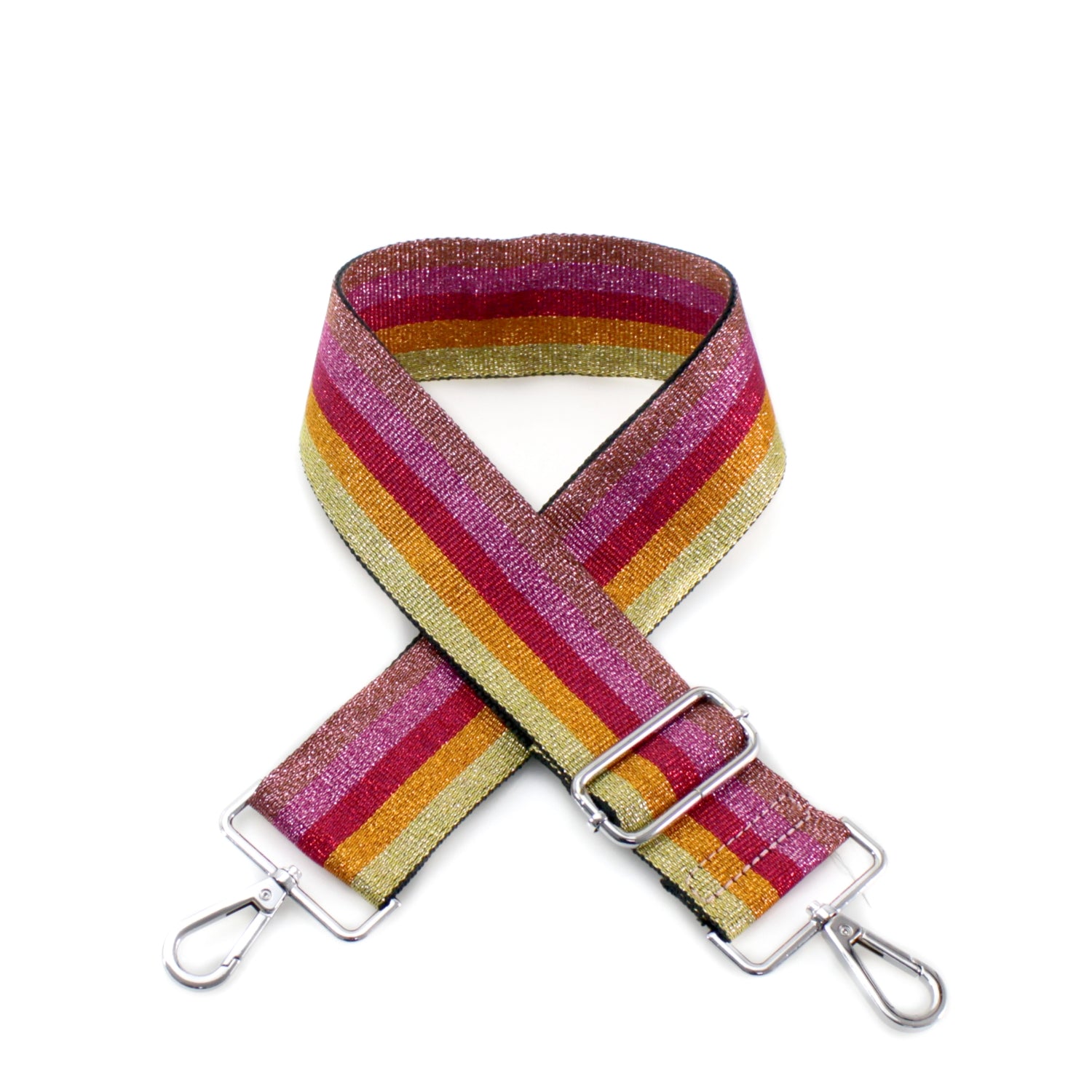 Canvas Strap- Red Rainbow