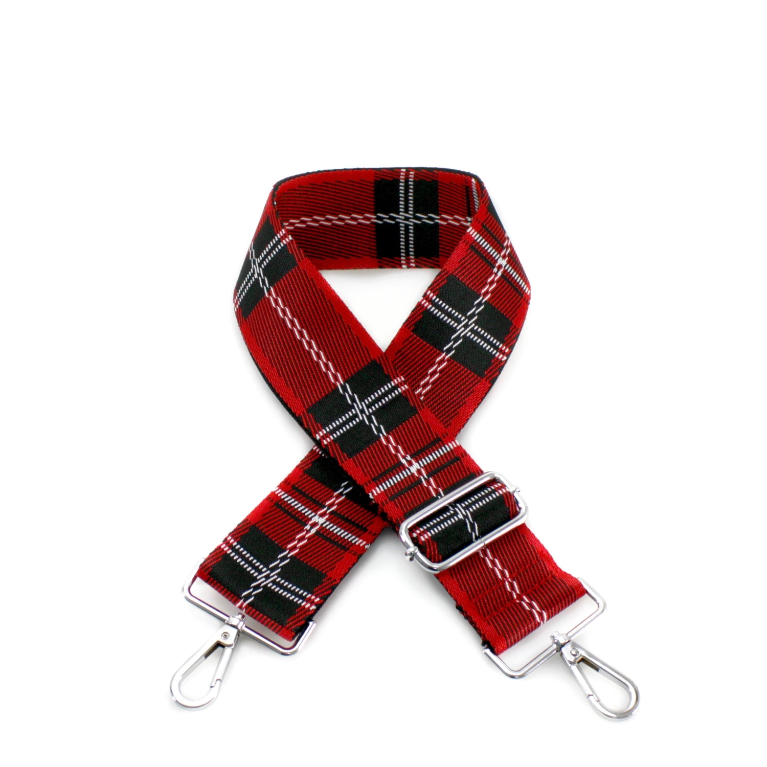 Canvas Strap- Red Tartan