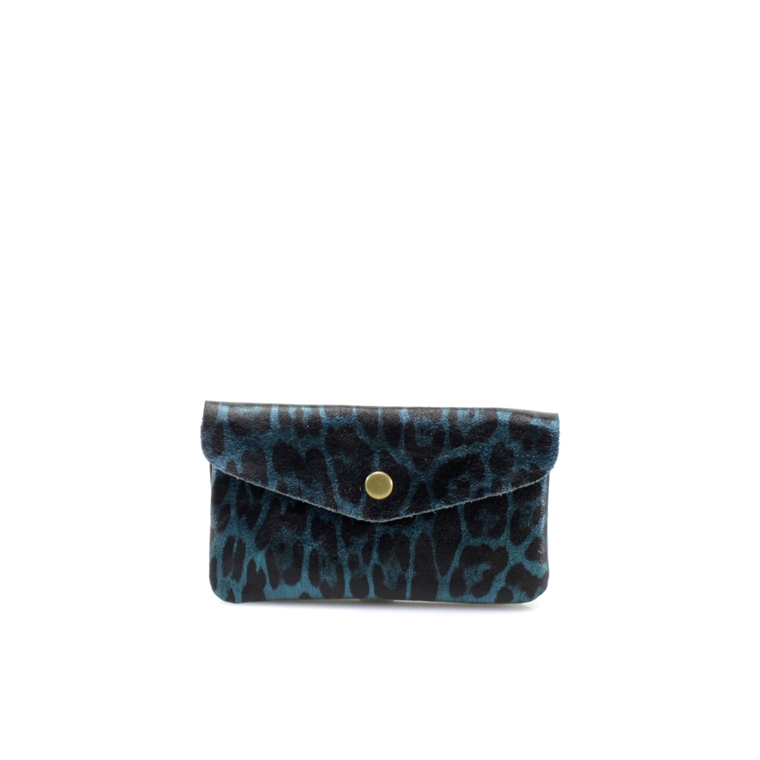 Large Leather Leopard Print Purse Choose From 15 Colours
