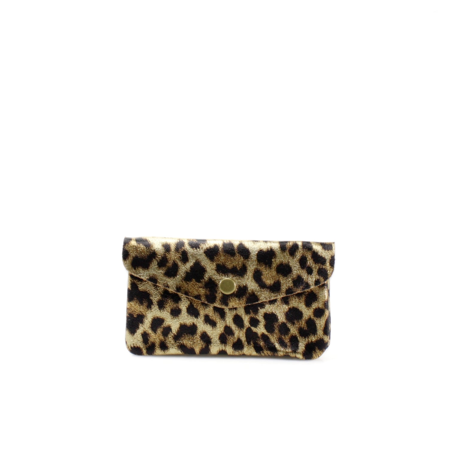 Large Leather Leopard Print Purse Choose From 15 Colours