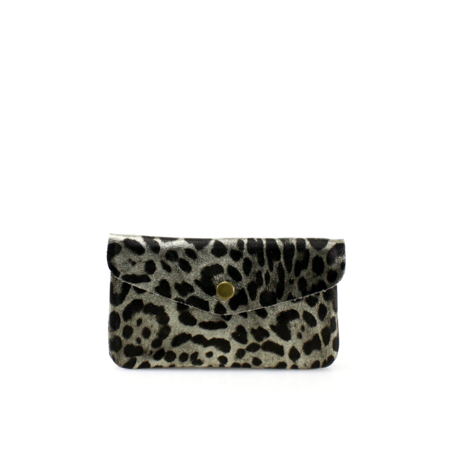 Large Leather Leopard Print Purse Choose From 15 Colours