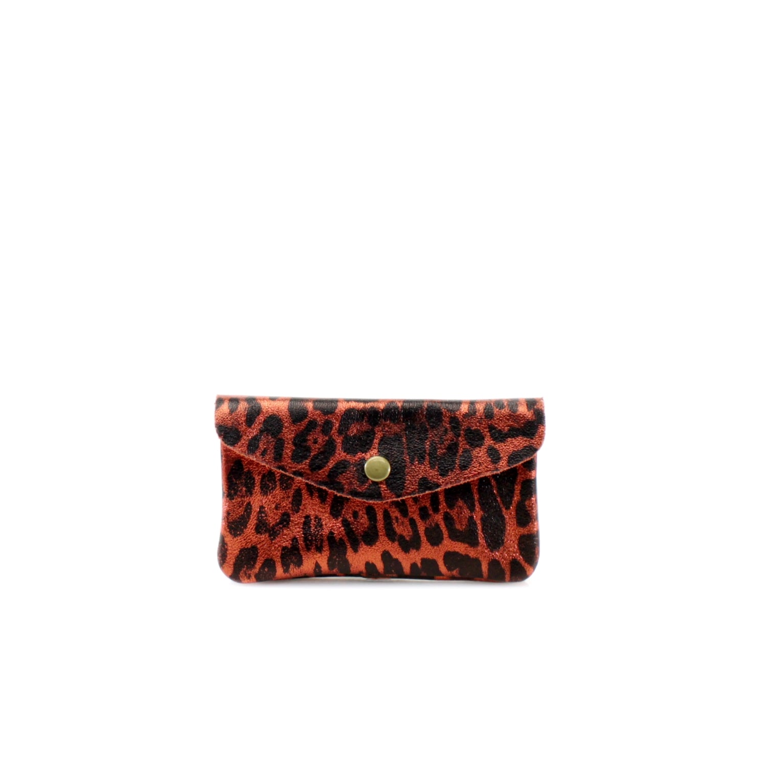 Large Leather Leopard Print Purse Choose From 15 Colours