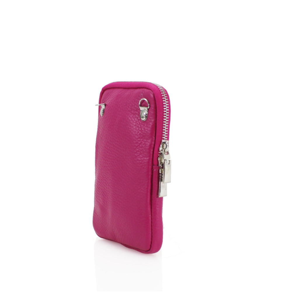 Italian Leather Phone Crossbody Bag Choose From 12 Colours