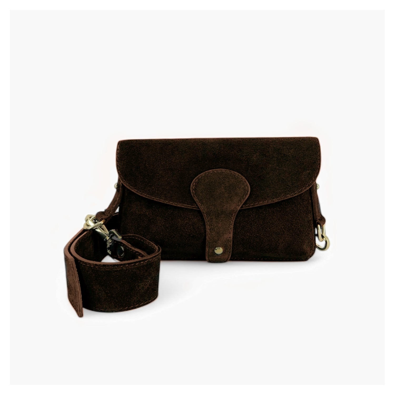 Italian Suede Cross body Bag Choose From 9 Colours