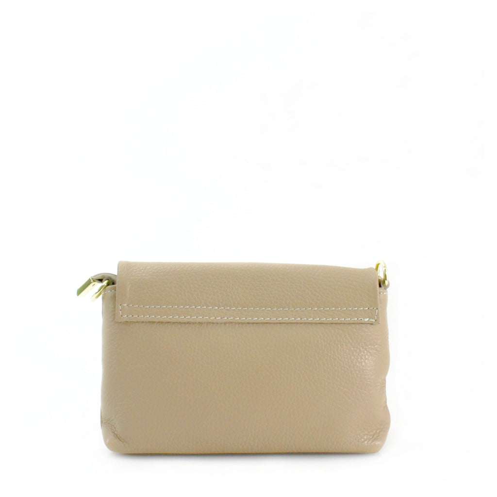 Gold Lock Leather Crossbody Bag Choose From 14 Colours