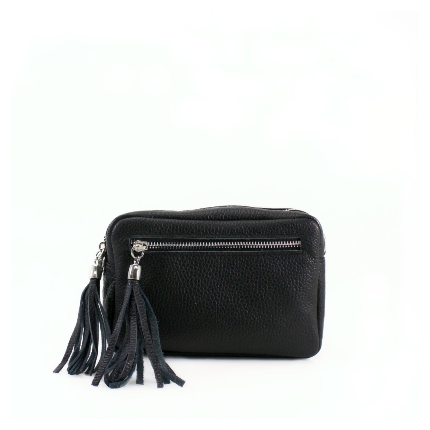 Italian Leather Tassels Crossbody Bag Choose From 12 Colours