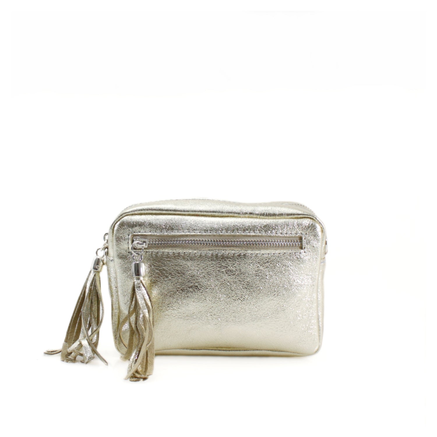 Italian Leather Tassels Crossbody Bag Choose From 12 Colours