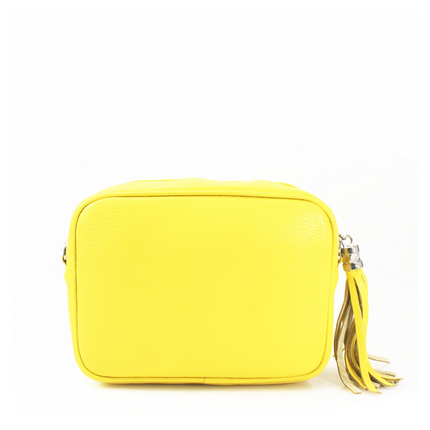 Italian Leather Crossbody Camera Bag Silver Hardware Choose From 37 Colours