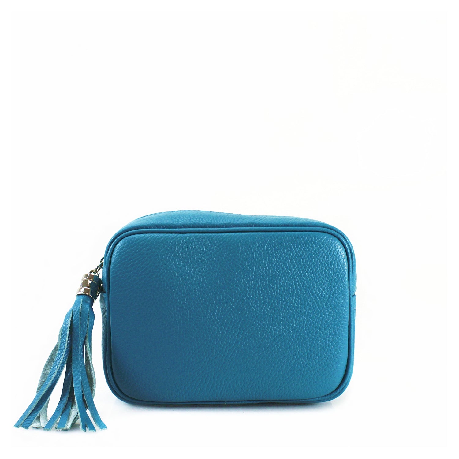Italian Leather Crossbody Camera Bag Silver Hardware Choose From 37 Colours