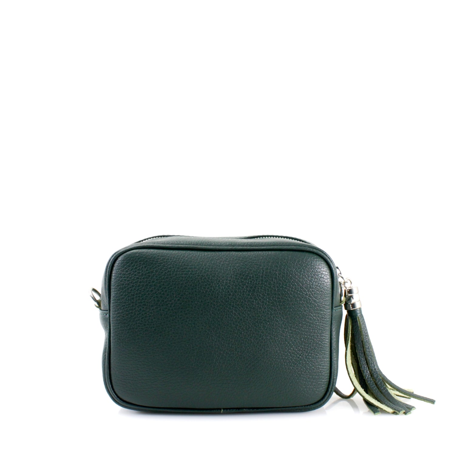Italian Leather Crossbody Camera Bag Silver Hardware Choose From 37 Colours