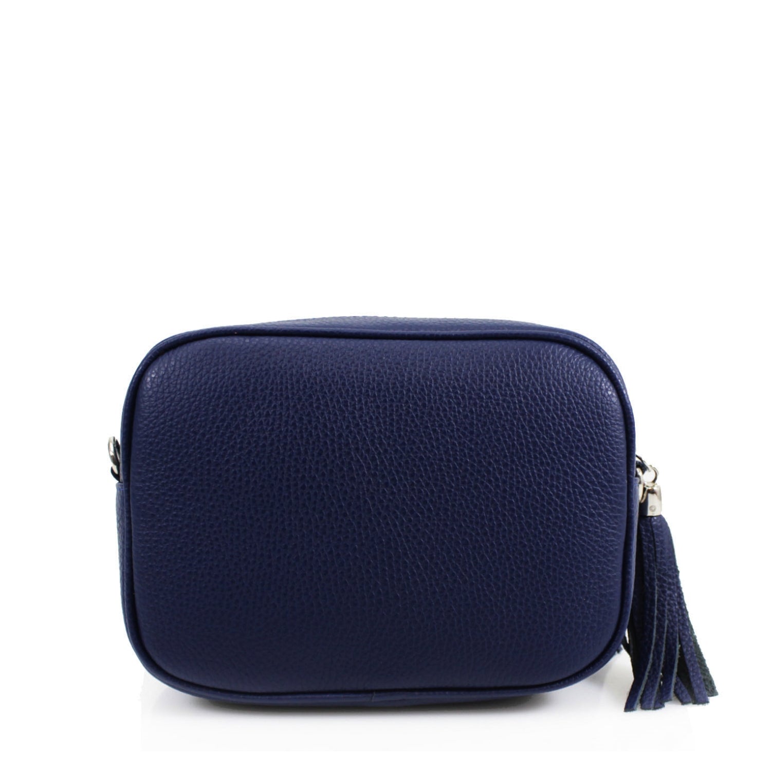 Italian Leather Crossbody Camera Bag Silver Hardware Choose From 37 Colours