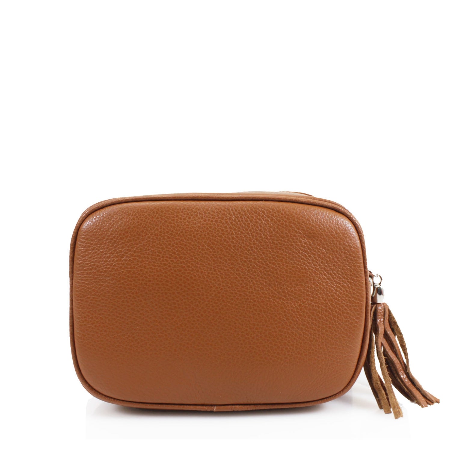 Italian Leather Crossbody Camera Bag Silver Hardware Choose From 37 Colours