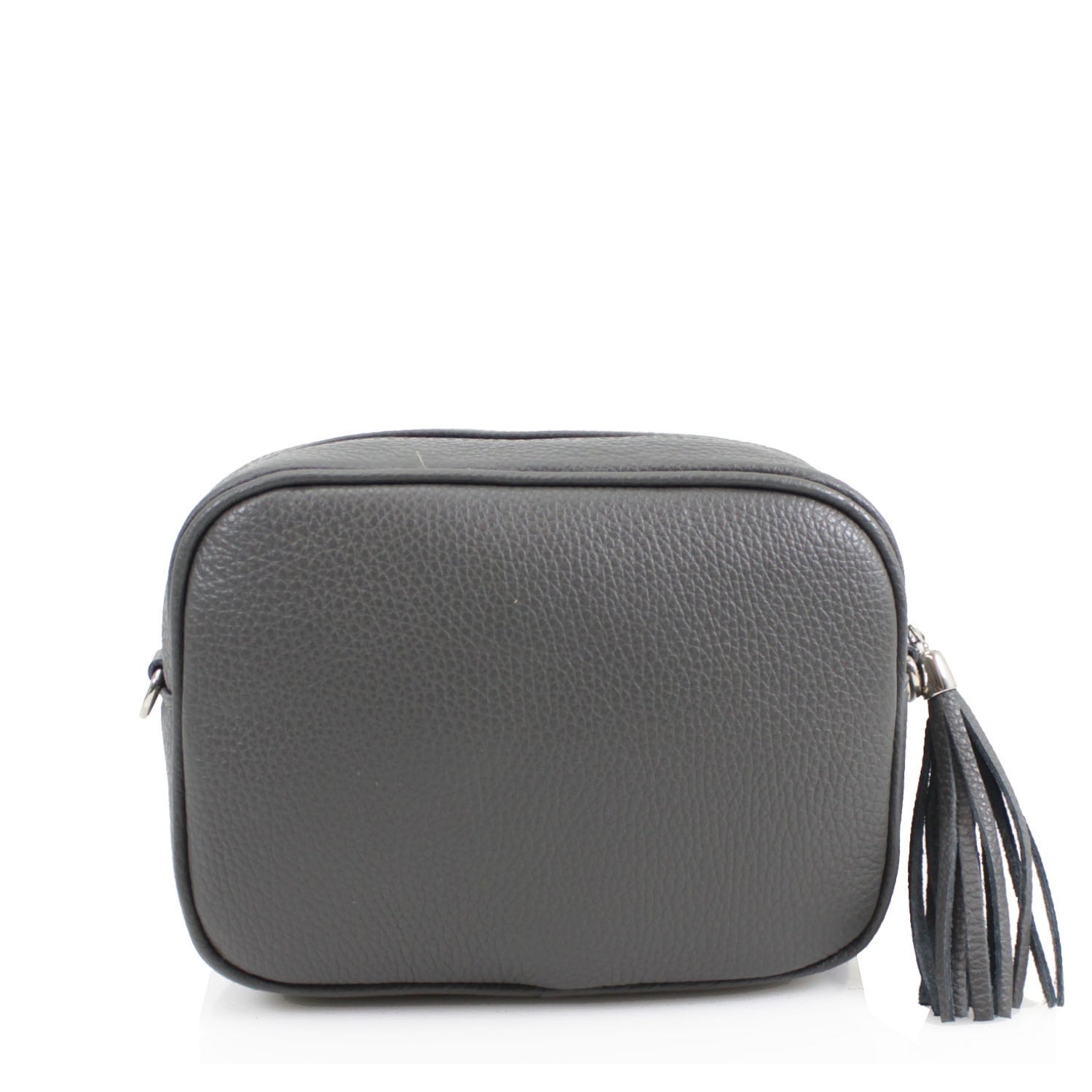 Italian Leather Crossbody Camera Bag Silver Hardware Choose From 37 Colours