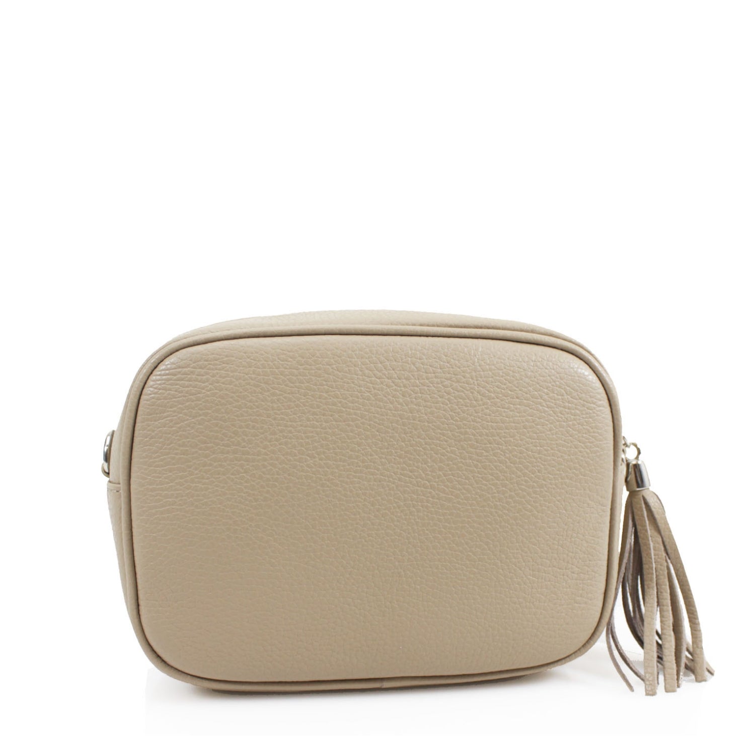 Italian Leather Crossbody Camera Bag Silver Hardware Choose From 37 Colours