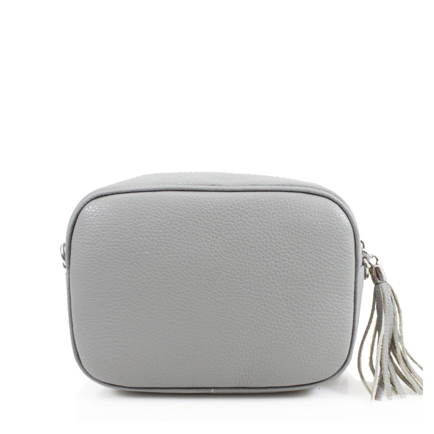 Italian Leather Crossbody Camera Bag Silver Hardware Choose From 37 Colours