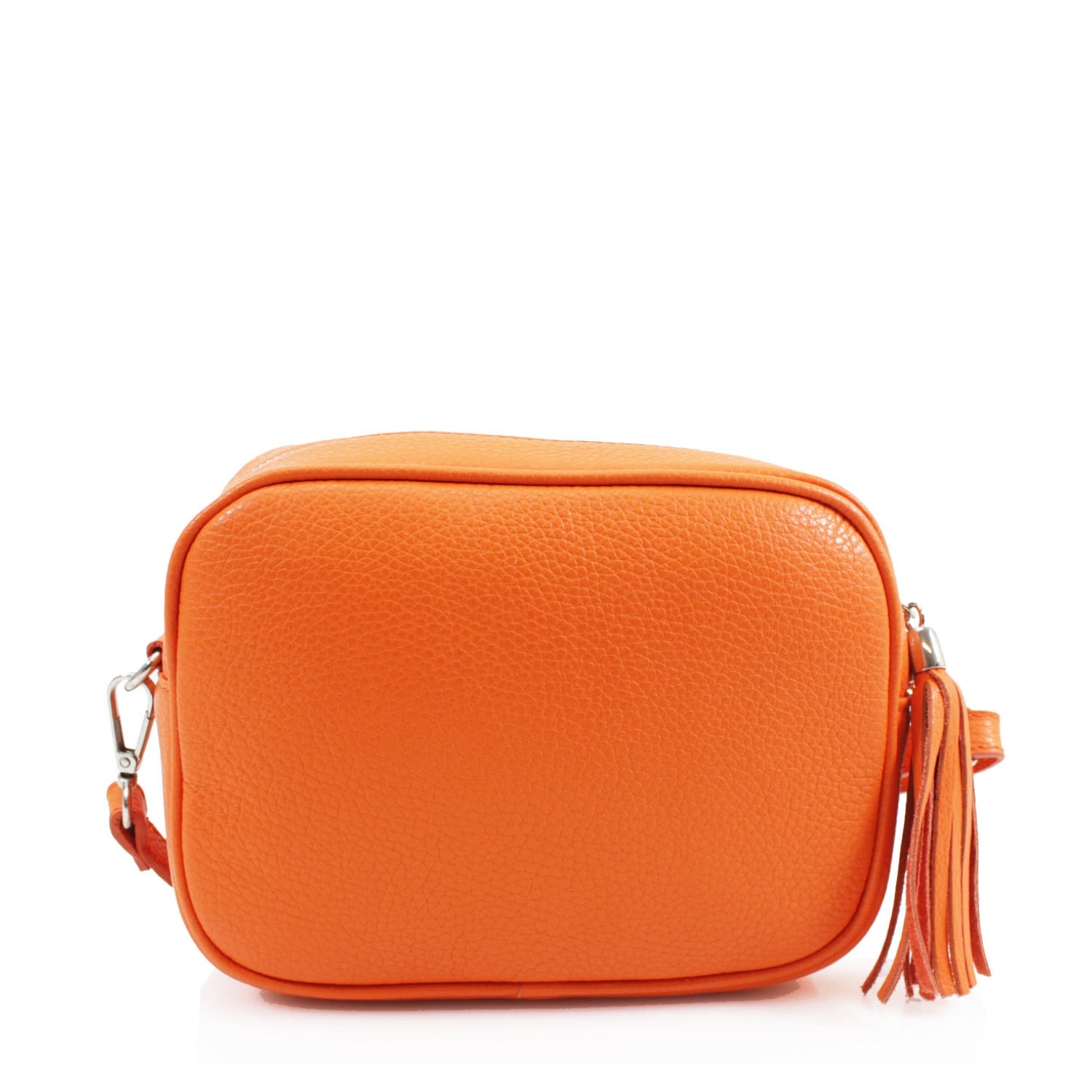 Italian Leather Crossbody Camera Bag Silver Hardware Choose From 37 Colours
