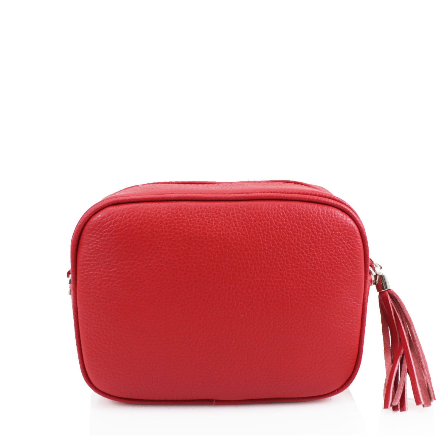 Italian Leather Crossbody Camera Bag Silver Hardware Choose From 37 Colours