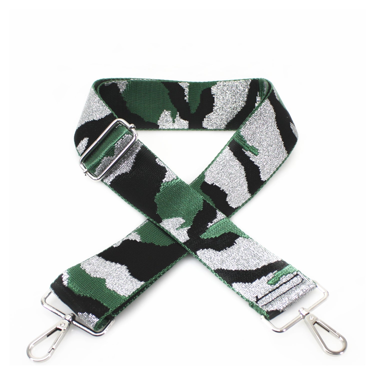 Canvas Strap - Green Silver Camo