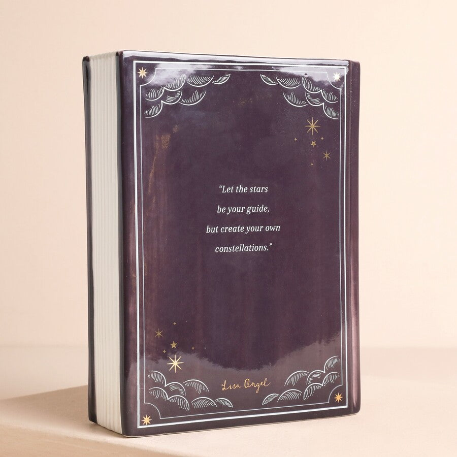 Ceramic Purple Celestial Book Vase