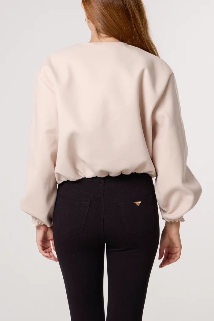 Stone Soft Touch Zip Up Jacket