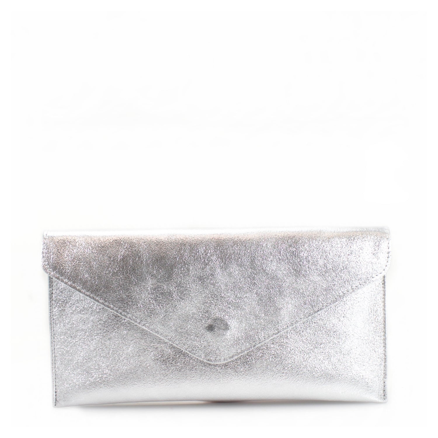 Metallic Leather Clutch Bag Choose From 6 Colours