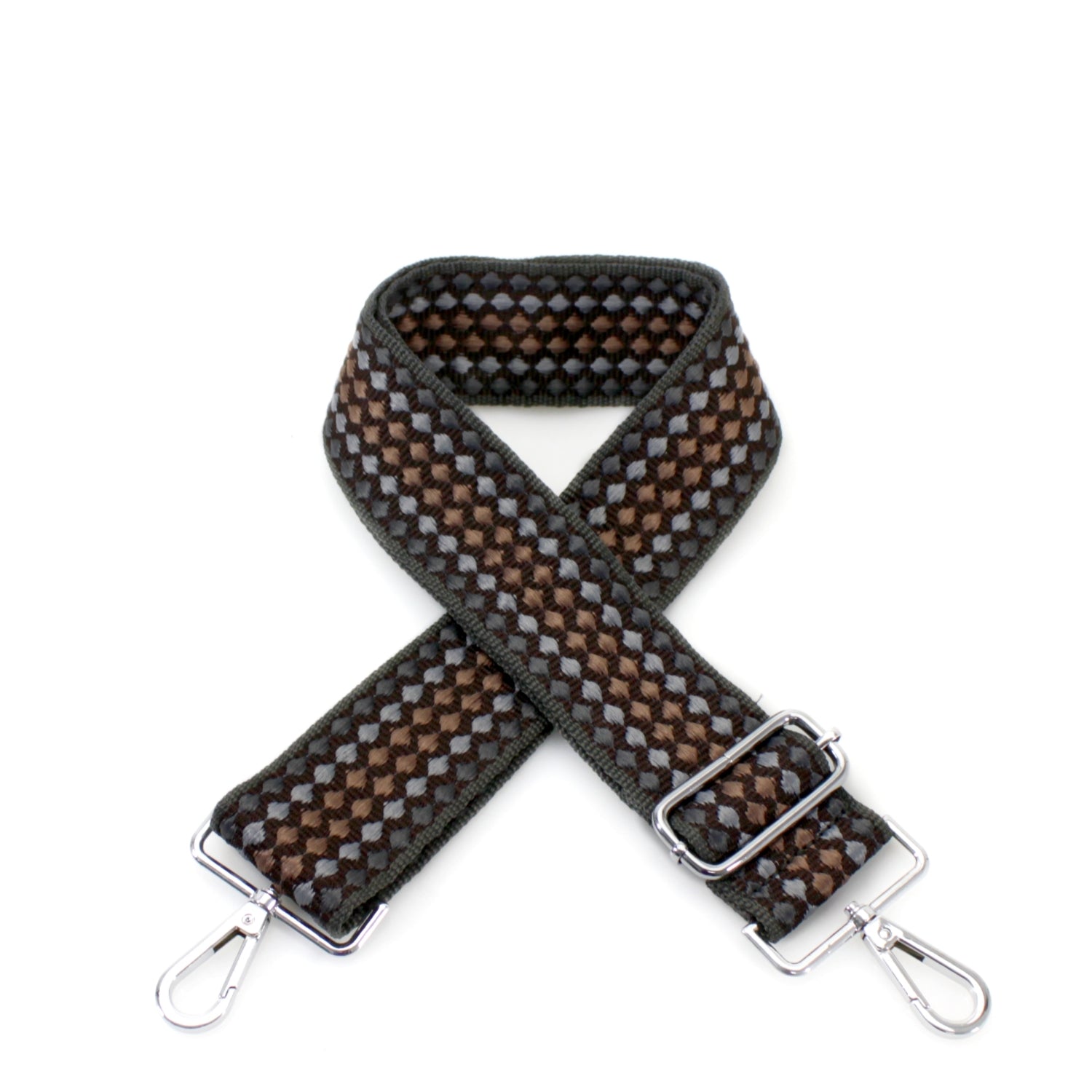 Canvas Strap- Grey dots
